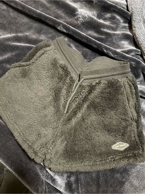 Cozy Plush Shorts with 'Las Vegas' Patch